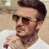 Luxury Designer Sunglasses For Men Square New In Fashion Irregular Metal Sunglass Women's Trend Eyewear Lunette De Soleil Homme