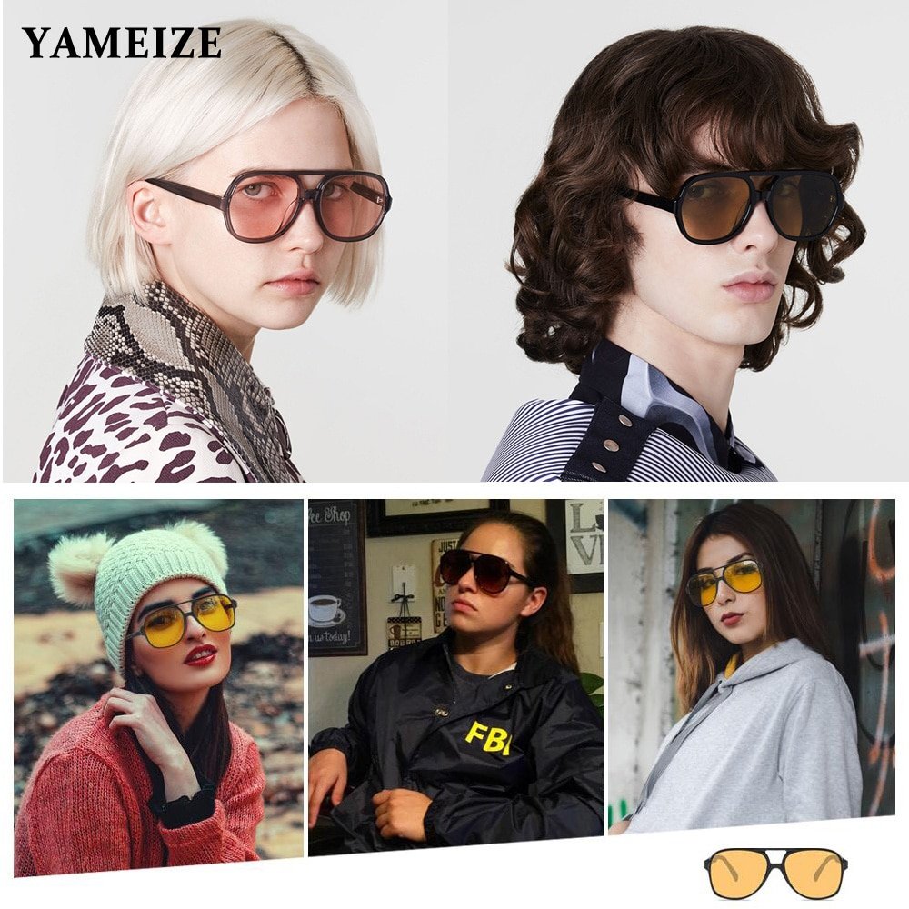 YAMEIZE-Retro-Pilot-Sunglasses-Women-Men-s-Glasses-Vintage-Oversized-Male-Eyeglasses-Yellow-Lens-Driving-Oculos-3