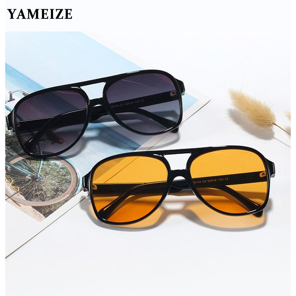 YAMEIZE-Retro-Pilot-Sunglasses-Women-Men-s-Glasses-Vintage-Oversized-Male-Eyeglasses-Yellow-Lens-Driving-Oculos-4